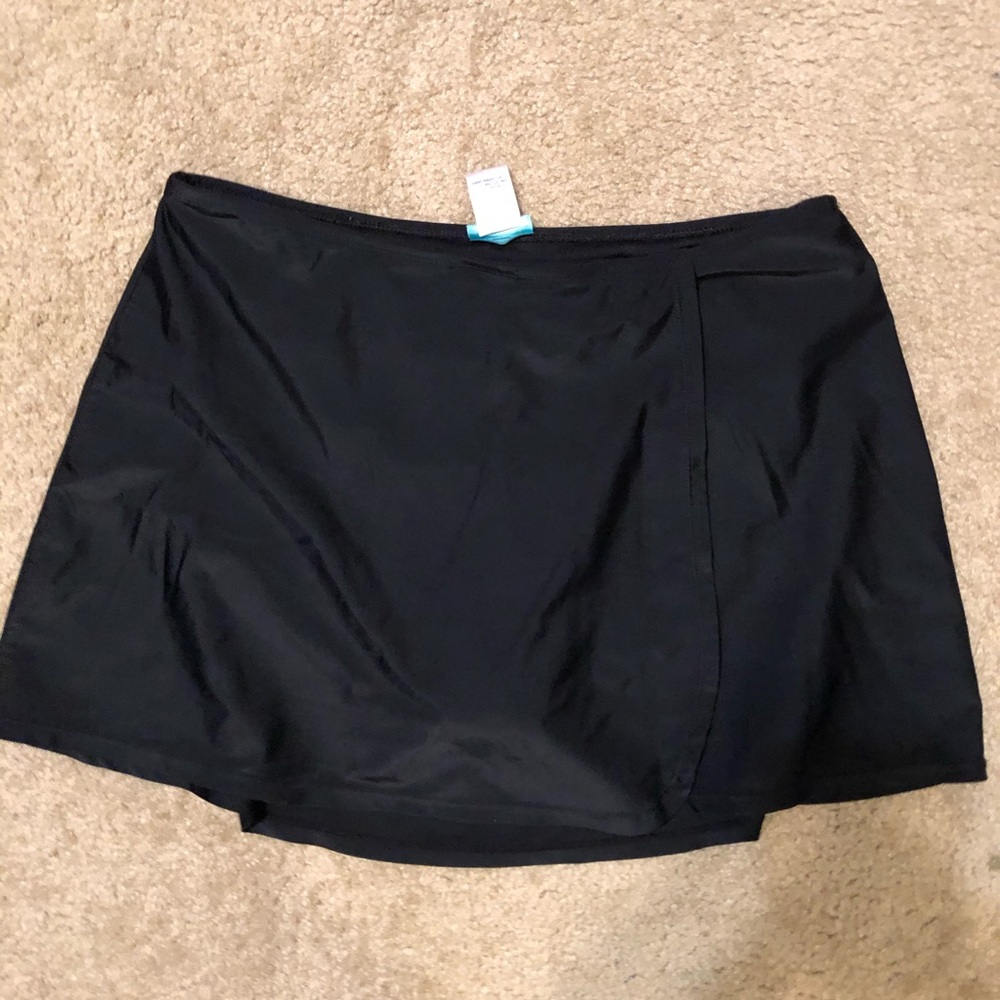 Assets by Spanx | Black Swim Skirt